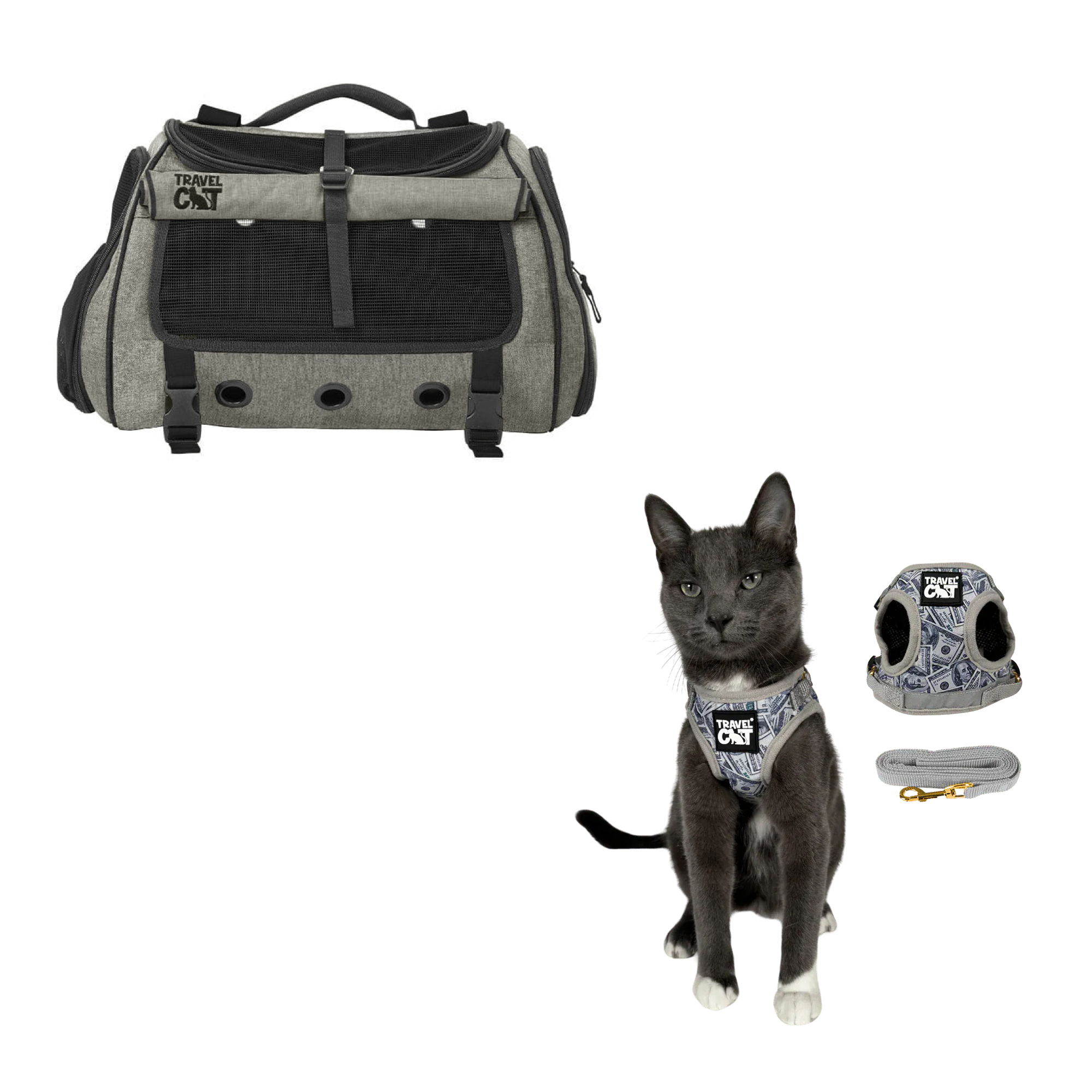Build Your Own Cat Backpack and Harness Bundle