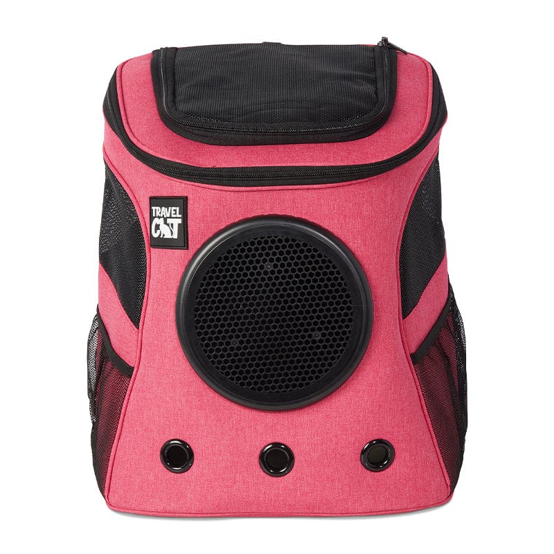 "The Fat Cat" Cat Backpack in Deep Rose Pink - For Larger Cats