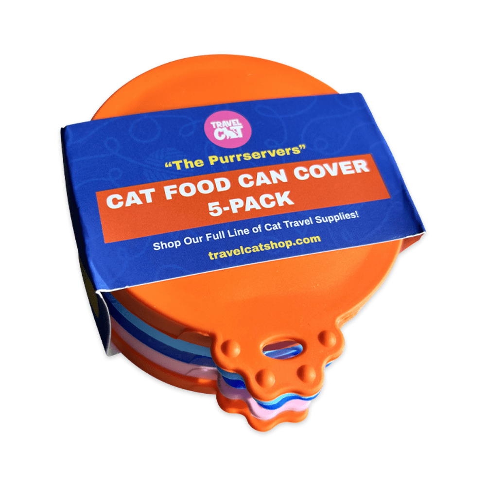 "The Purrservers" Cat Food Can Covers 5-Pack