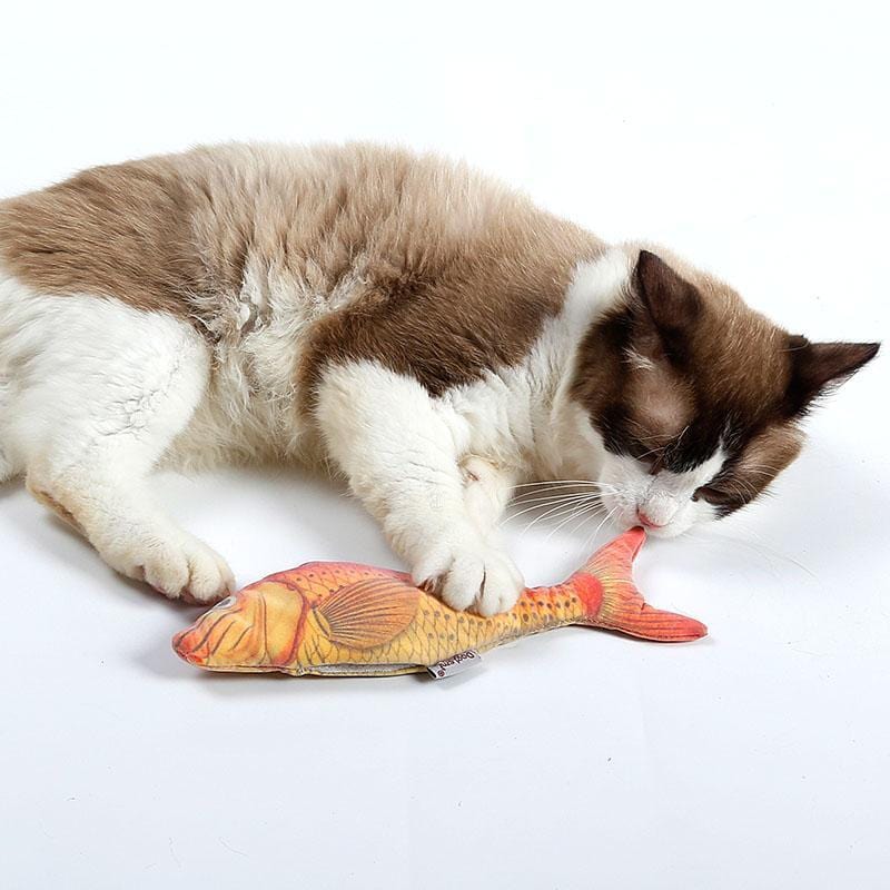 "The Fishy Friend Classic" Refillable Catnip Kicker Toy