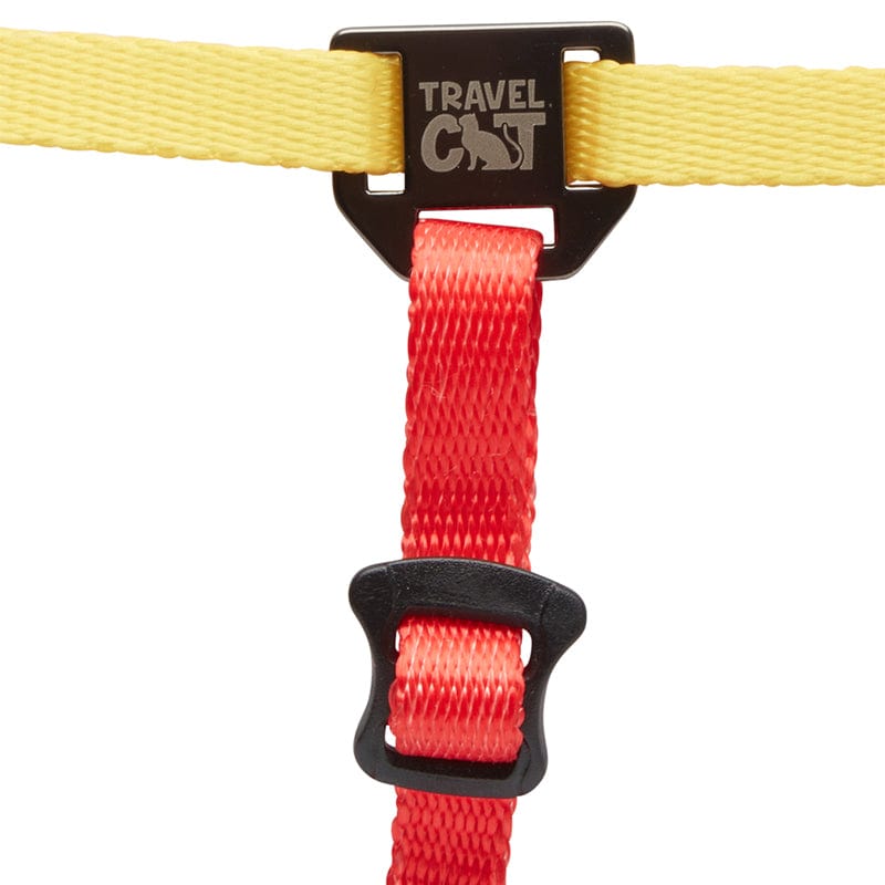 "The Day Tripper" Perfect Adjustable H-Style Cat Harness & Bungee Leash Set - Color Block