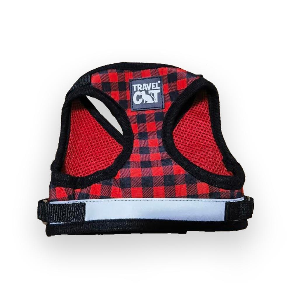 "The Pawsitively Plaid" Limited Edition Buffalo Plaid Cat Harness