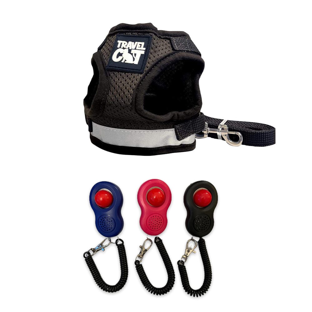 "The True Adventurer" Harness and Leash Set & Cat Clicker Set Bundle