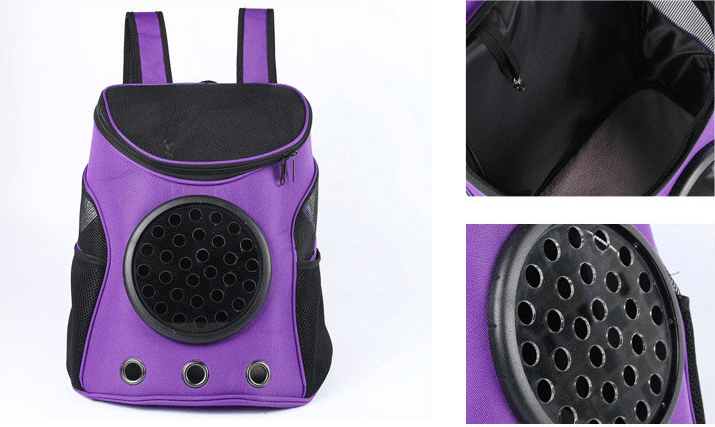  Breathable and pet safe nylon backpack with retro styling is the perfect backpack