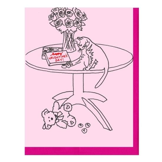 Rude Cat Valentine Card