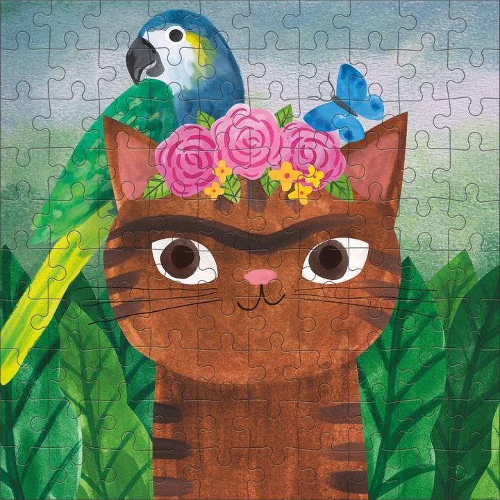 Artsy Cats 100 Piece Puzzle Tin