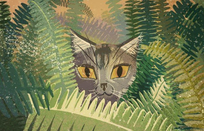 "Jungle Cat" by Niki Waters - Cat Culture Artist Series Puzzles