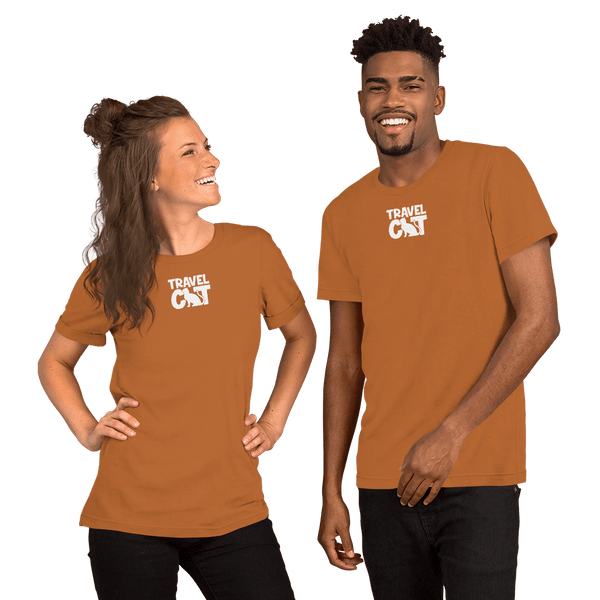 Travel Cat Colors Short-Sleeve Unisex T-Shirt - Toast