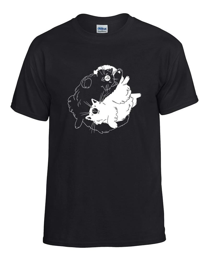 "Ying Yang Cats" - Exclusive Limited Edition Cat Culture Unisex T-Shirt by Niki Waters